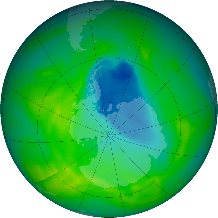Ozone Map 1984-11-18